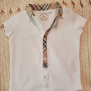 Baby Boy’s Burberry bodysuit